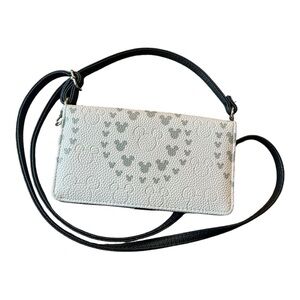 Disney Mickey Mouse Ear Logo Crossbody Wallet
